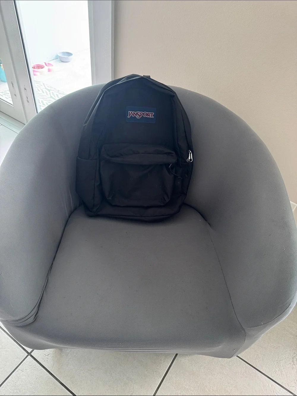 Jansport Black Classic Backpack with Front Pocket